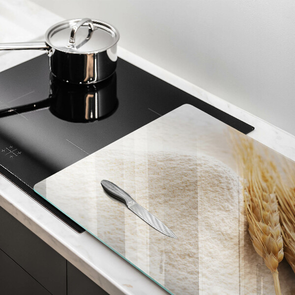 Protection pour plaque de cuisson Farine et épis de céréales