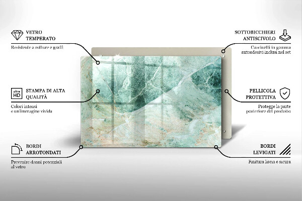 Protège plaque de cuisson Structure en pierre