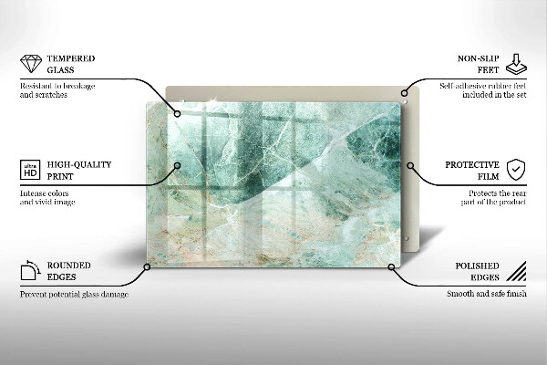Protège plaque de cuisson Structure en pierre