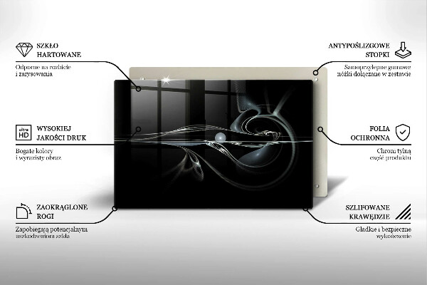 Protège plaque de cuisson Abstraction moderne