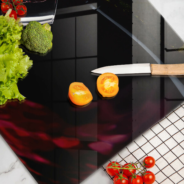 Protège plaque de cuisson Un verre de vin rouge