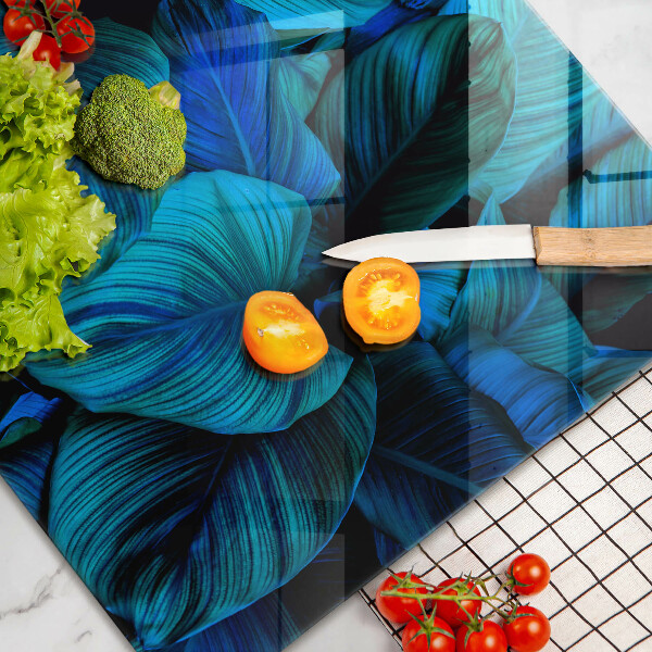 Protège plaque de cuisson Feuilles de végétation de la jungle