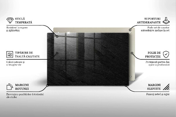 Protège plaque de cuisson Texture de pierre