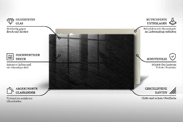 Protège plaque de cuisson Texture de pierre