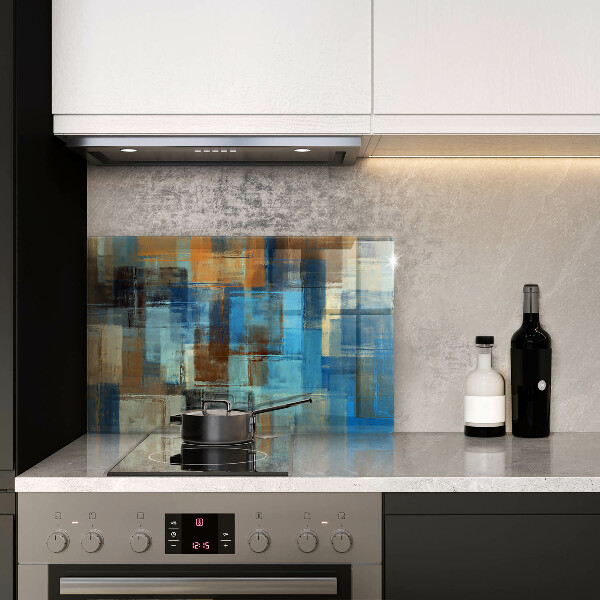 Protège plaque de cuisson Fond peint