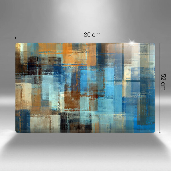 Protège plaque de cuisson Fond peint