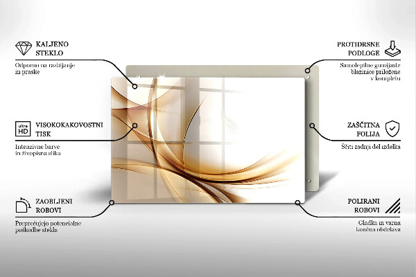 Protège plaque de cuisson Formes abstraites
