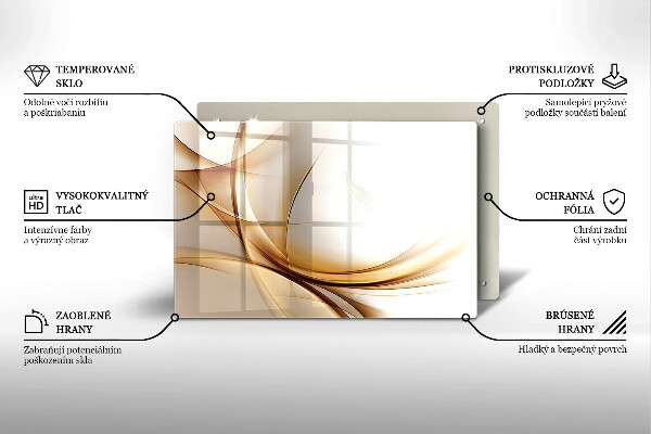 Protège plaque de cuisson Formes abstraites