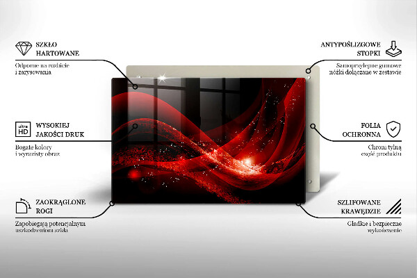 Protège plaque de cuisson Abstraction moderne