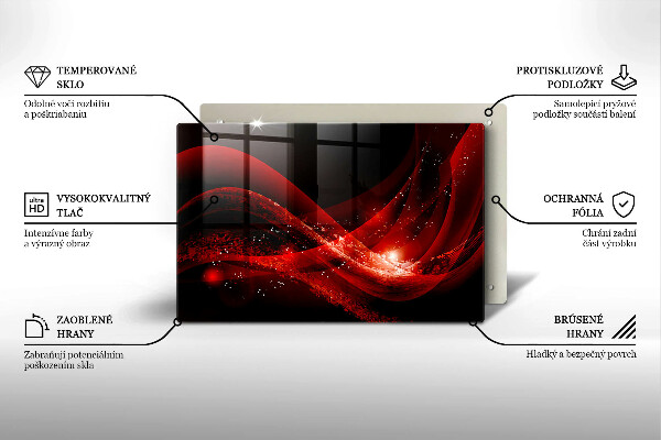 Protège plaque de cuisson Abstraction moderne