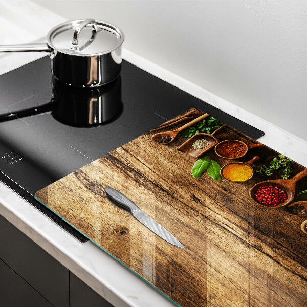 Protège plaque de cuisson Cuillères en bois d'épices