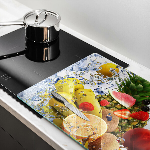 Protège plaque de cuisson Fruits juteux et eau