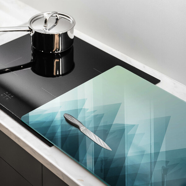 Protège plaque de cuisson Montagnes abstraites