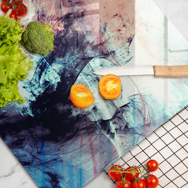 Protège plaque de cuisson Abstraction peinte
