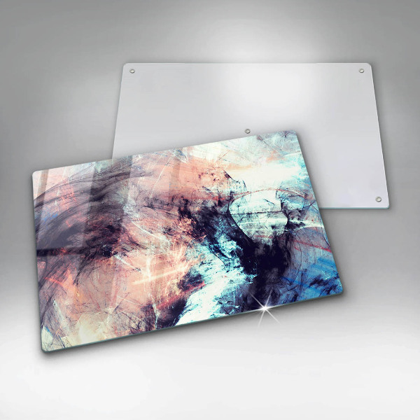 Protège plaque de cuisson Abstraction peinte