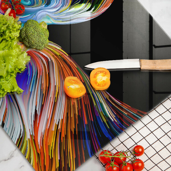 Protège plaque de cuisson Baiser abstraction