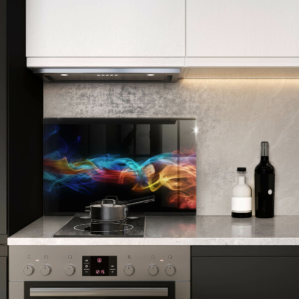 Protège plaque de cuisson Fumée colorée