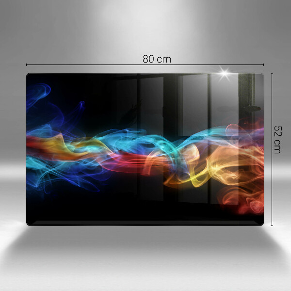 Protège plaque de cuisson Fumée colorée