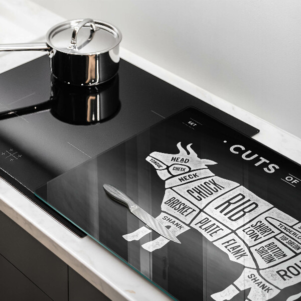 Protège plaque de cuisson Bœuf à la viande de vache