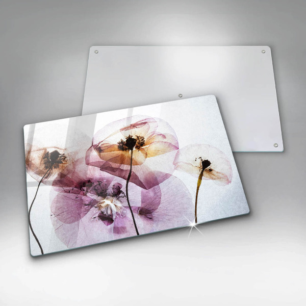 Protège plaque de cuisson Fleurs délicates