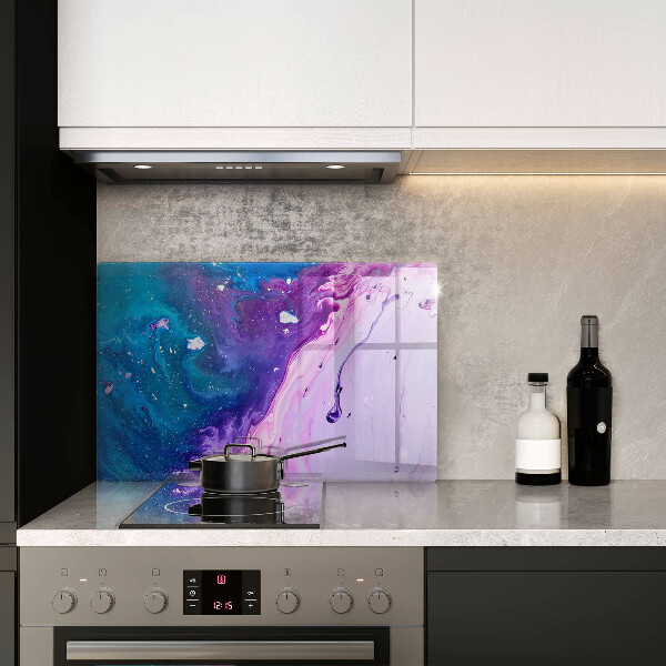 Protège plaque de cuisson Encres d'abstraction