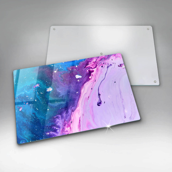 Protège plaque de cuisson Encres d'abstraction