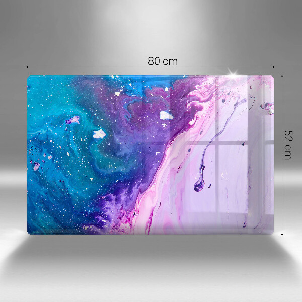 Protège plaque de cuisson Encres d'abstraction