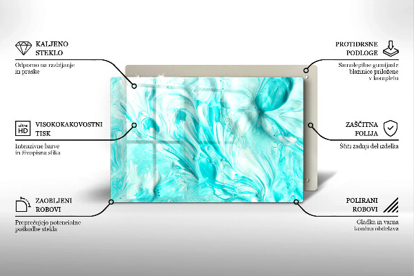Protège plaque de cuisson Peintures abstraites