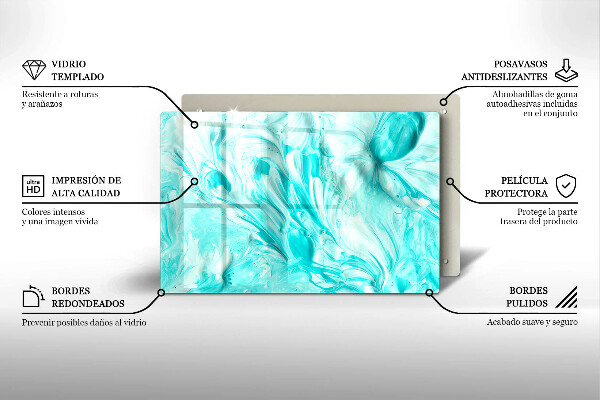 Protège plaque de cuisson Peintures abstraites