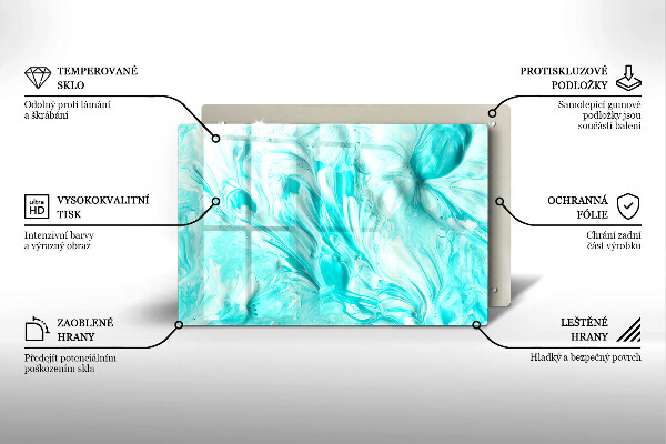 Protège plaque de cuisson Peintures abstraites