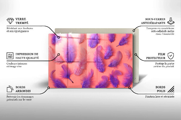 Protection pour plaque de cuisson Plumes moelleuses