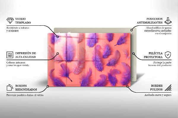 Protection pour plaque de cuisson Plumes moelleuses