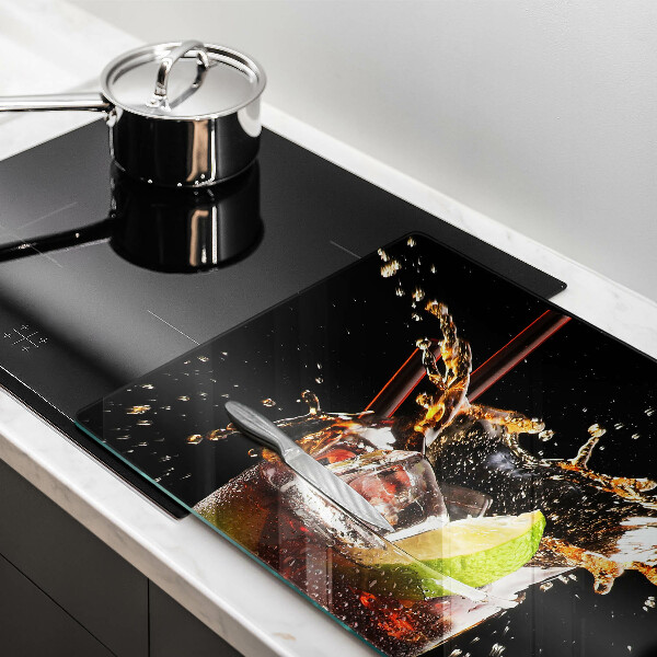 Protège plaque de cuisson Boire avec de la glace