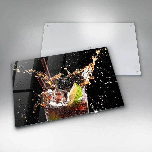 Protège plaque de cuisson Boire avec de la glace