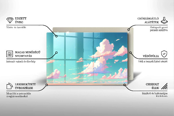 Protection pour plaque de cuisson Le paradis des contes de fées