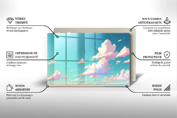 Protection pour plaque de cuisson Le paradis des contes de fées