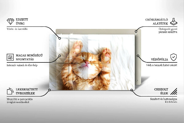 Protège plaque de cuisson Petit chaton mignon