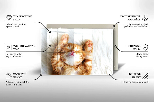 Protège plaque de cuisson Petit chaton mignon