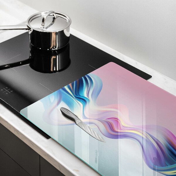 Protection pour plaque de cuisson Abstraction pastel