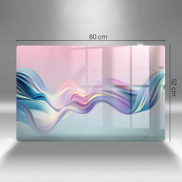 Protection pour plaque de cuisson Abstraction pastel