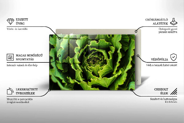 Protège plaque de cuisson Manger des feuilles de laitue