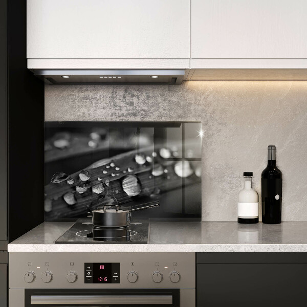 Protège plaque de cuisson La rosée tombe sur les feuilles