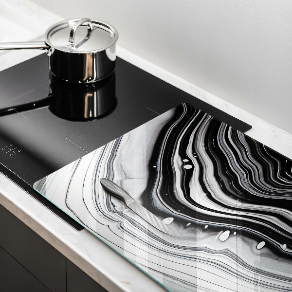 Protège plaque de cuisson Abstraction d'encre