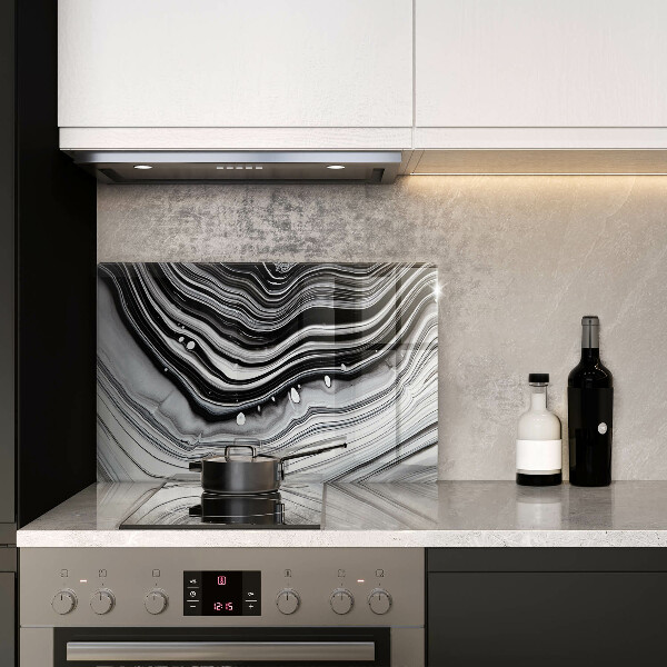 Protège plaque de cuisson Abstraction d'encre