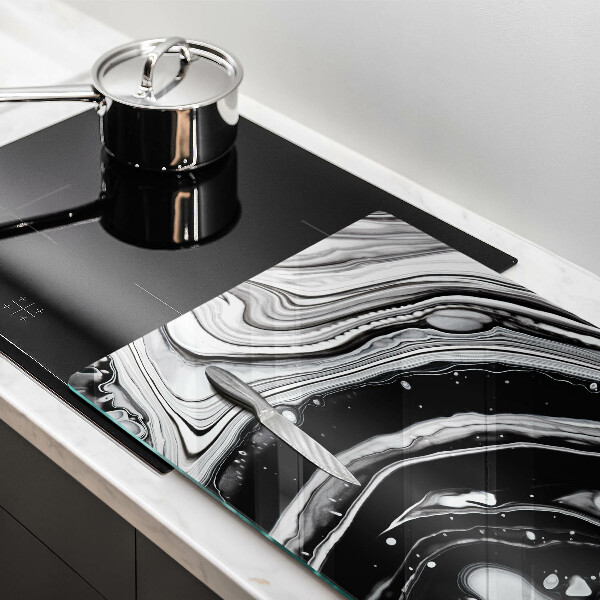 Protège plaque de cuisson Abstraction d'encre