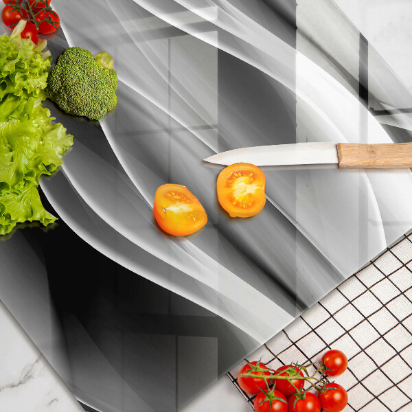 Protège plaque de cuisson Lignes douces d'abstraction