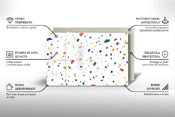 Protection pour plaque de cuisson Grès coloré