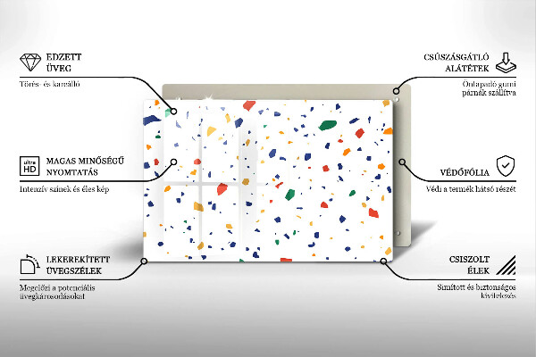 Protection pour plaque de cuisson Grès coloré