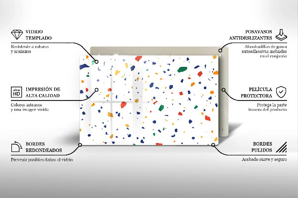 Protection pour plaque de cuisson Grès coloré