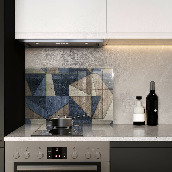 Protection pour plaque de cuisson Abstraction géométrique